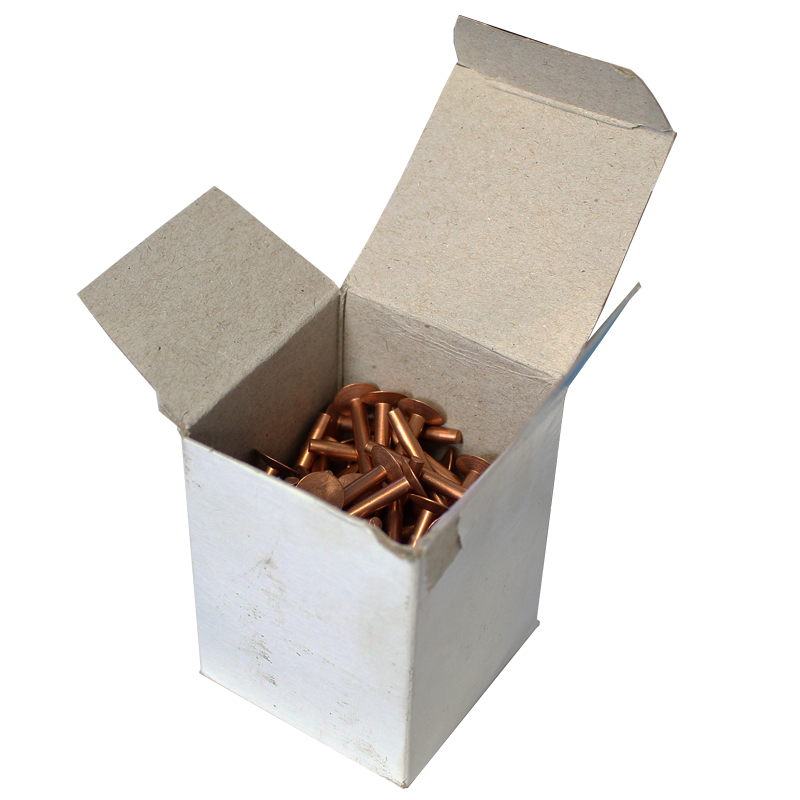 #10 Copper Belt Rivets, 1-1/4