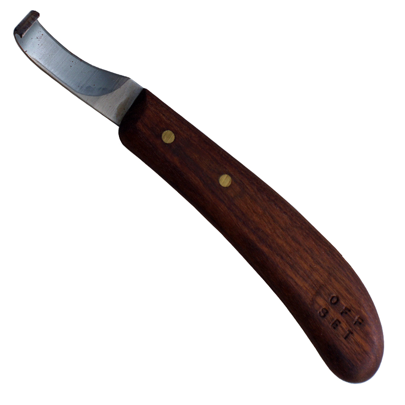 Left Hand - Hall Hoof Knife - Offset Blade