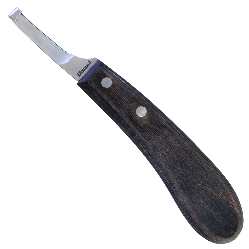 Left Hand - Diamond Hoof Knife - Wide Blade