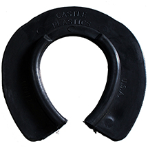 2 Front Rim Sno Pads - Black