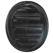 Castle 1 Oval Pads - Black