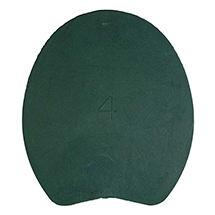 #4 Hoofprint Impak Flat Pads - Medium - Green