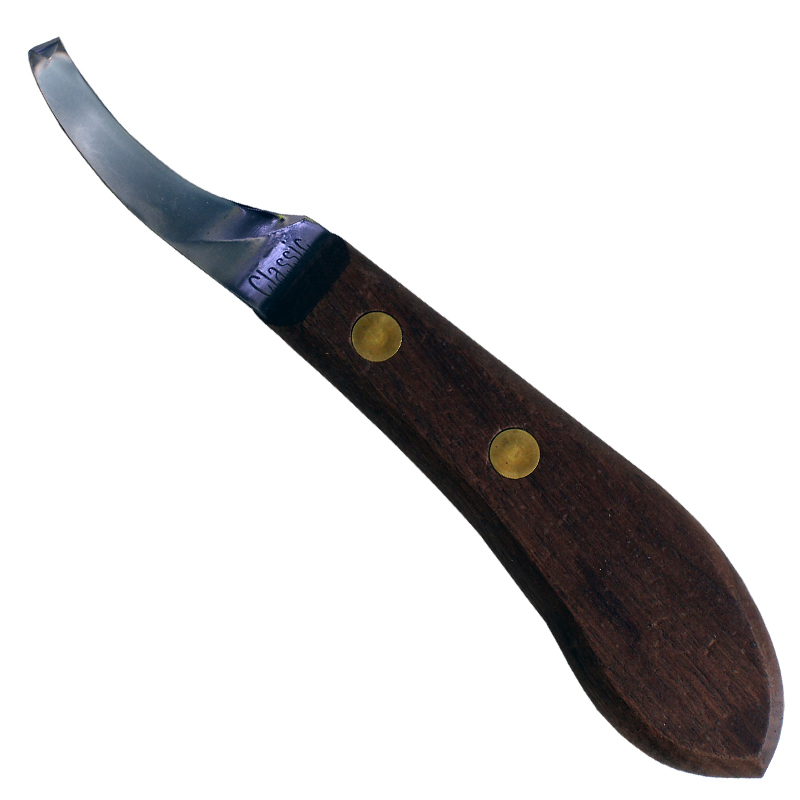 Left Hand - Anvil Brand Classic Hoof Knife - Regular Handle