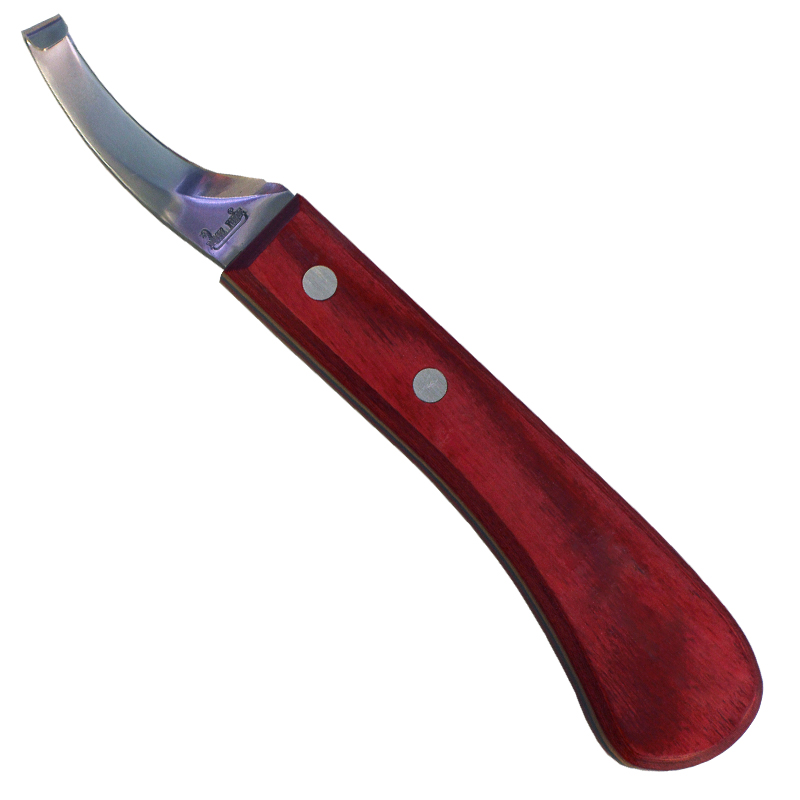 Left Hand - Bloom Offset Hoof Knife - Curved Blade