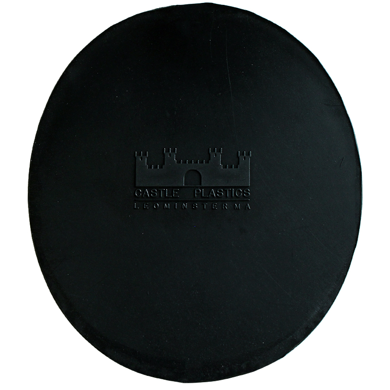 Castle 3 Oval Plastic Pads - Black