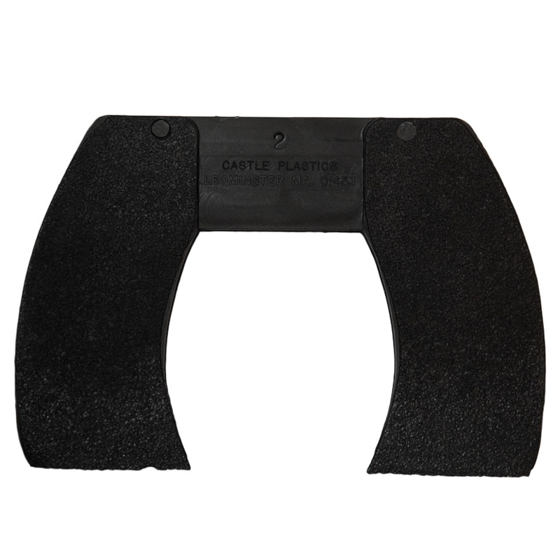 #2 Castle Bar Wedge Pads - Black