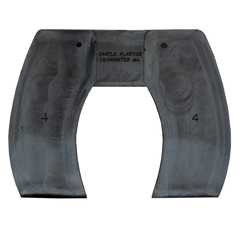 #4 Castle Bar Wedge Pads - Black