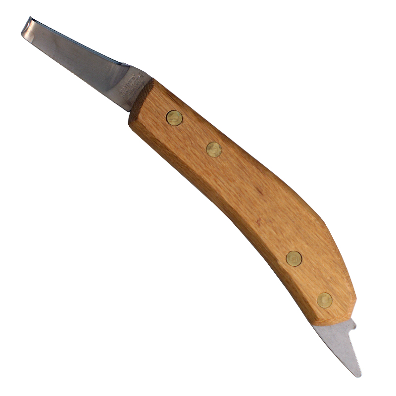 Left Hand - Chris Gregory Hoof Knife - Short w/Rooster Tail