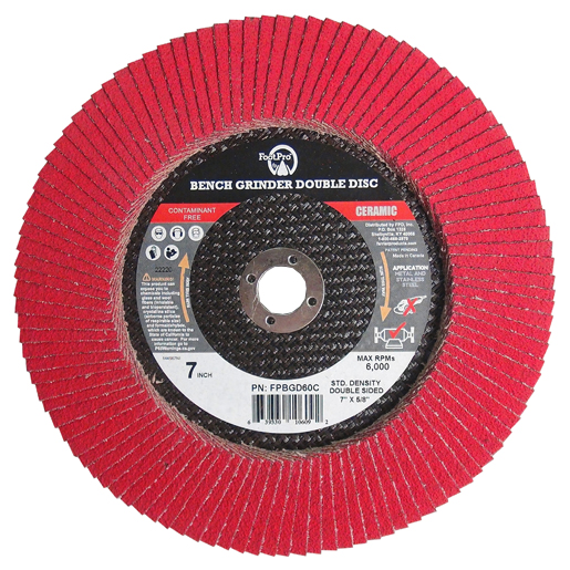 40 Grit - FootPro Double Sided Bench Grinders Disc