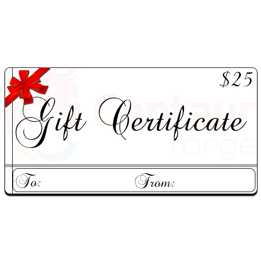 $25 - Gift Certificate