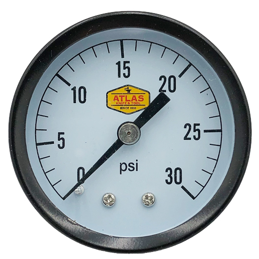 30 PSI Pressure Gauge