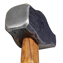 2.5 lbs. - Centaur Hilltop Cross Pein Hammer w/ Hickory Handle