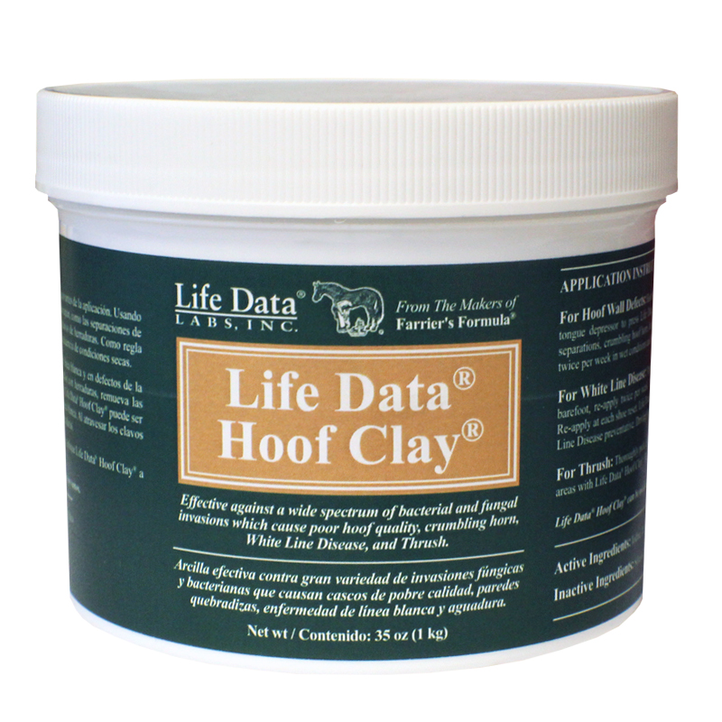 35 oz. - Life Data Hoof Clay Jar (1 kg.)