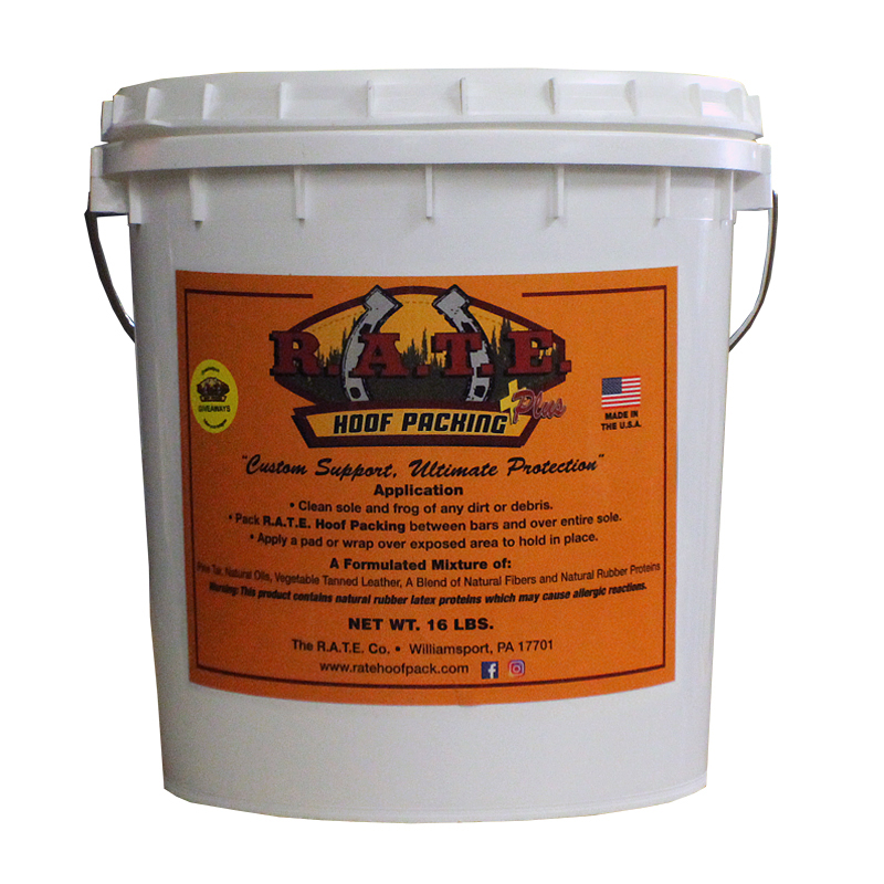 16 lbs. - R.A.T.E. Plus Tacky Hoof Pack Bucket (2 Gallon)