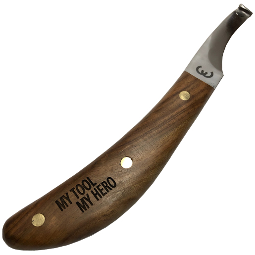 Left Hand - Werkman MTMH Hoof Knife - Straight Blade